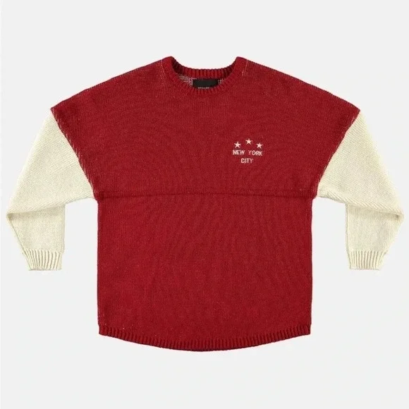 SPIRIT JERSEY NEW YORK STATE SWEATER/SHORT SET S - Picture 2 of 12